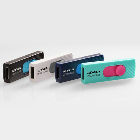 ADATA Pendrive UV220 32GB USB2.0 Czarno-niebieski