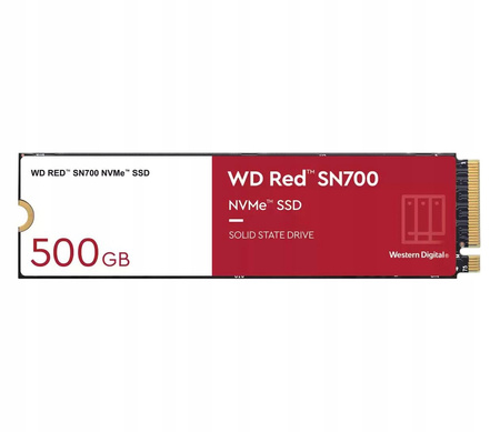 Dysk SSD Red 500GB SN700 2280 NVMe M.2 PCIe