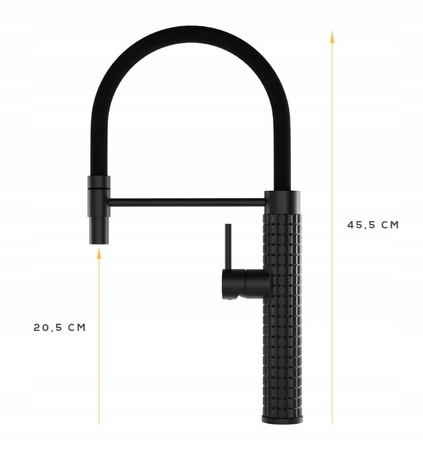 Bateria stalowa Kernau Centaurea KWT 43 Matt Black