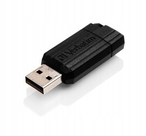 Pendrive VERBATIM PinStripe 32GB Czarny