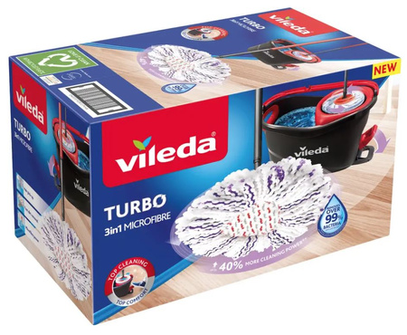 VILEDA Mop obrotowy Turbo 3w1 Microfibre