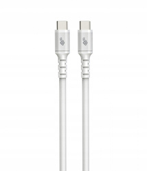 TB Kabel USB-C - USB-C 2m silikonowy biały