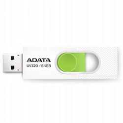 ADATA Pendrive UV320 64GB USB3.2 biało-zielony