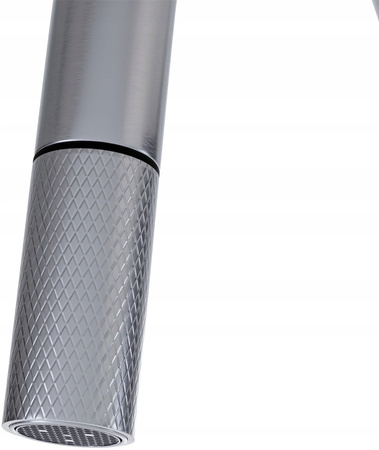 Bateria kuchenna stojąca Kernau Aurea srebrny