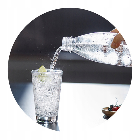 Saturator do wody SodaStream Terra czarny + butelka Fuse 1l + gaz