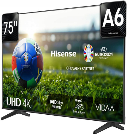HISENSE Telewizor LED 75 cali 75A6N
