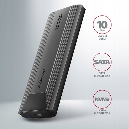 EEM2-GTS2 Obudowa zewnętrzna aluminiowa&+-