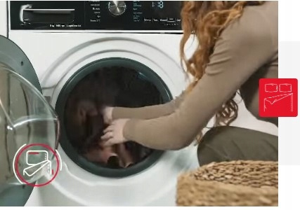 Pralko-suszarka Amica A1WDS8514DLiStH 8/5kg SteamPower Pro Slim