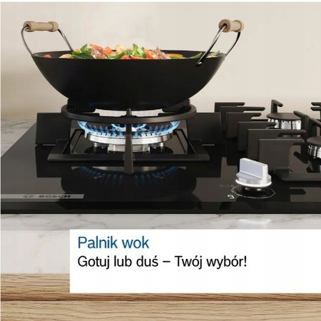 Płyta gazowa Bosch POH6B6K30 szklana WOK