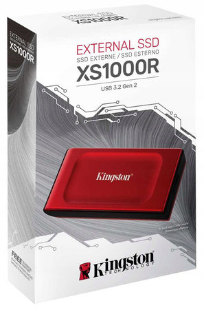 Dysk SSD XS1000R 2TB USB3.2 Gen2.2 Zewnętrzny Red