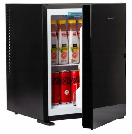 Chłodziarka (minibar) czarna szklany front MPM-30