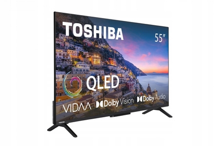 TOSHIBA Telewizor QLED 55 cali 55QV2463DG
