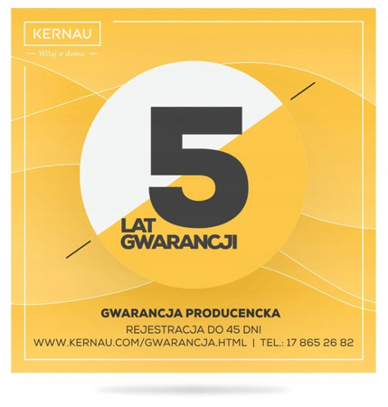 Bateria kuchenna Kernau KWT 35 Matt Black