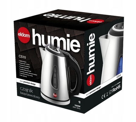 ELDOM Czajnik bezprzewodowy CS10 INOX