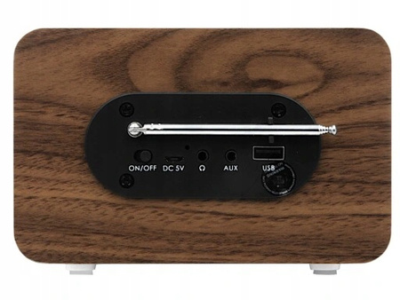 Radio przenośne FM PLL Bluetooth SD/USB/AUX/Zegar