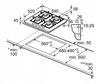 Płyta gazowa BOSCH PNP6B6K40 szklana Serie 4