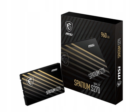 MSI Dysk SSD SPATIUM S270 960GB 2,5 cala SATA3 500