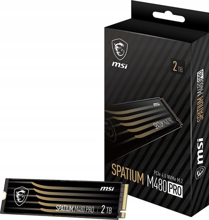 MSI Dysk SSD SPATIUM M480 PRO 2TB M.2 PCIe4 7400