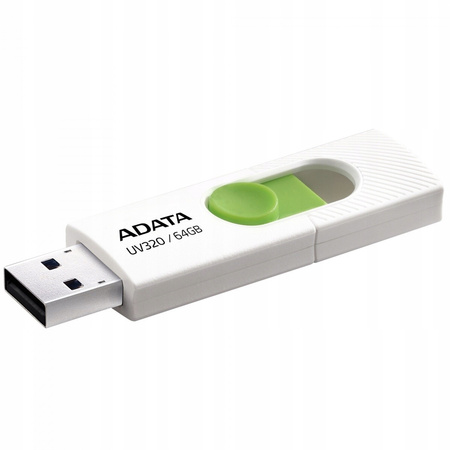 ADATA Pendrive UV320 64GB USB3.2 biało-zielony
