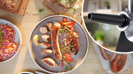 Maszynka do mielenia mięsa Bosch MFWS650B 2100W 3.5kg/min Wyciskarka