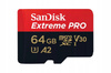 Karta Extreme Pro microSDXC 64GB 200/90 MB/s A2
