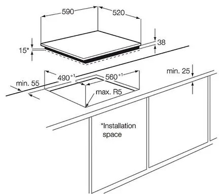 ELECTROLUX Płyta ceramiczna EHF6343FOK