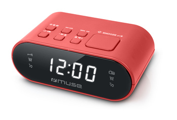 Radiobudzik Muse M-10 RED FM