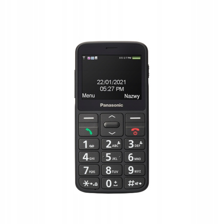 PANASONIC Telefon dla seniora KX-TU160 czarny