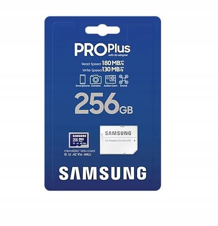 Karta pamięci microSD PRO Plus MD-MD256SA/EU +