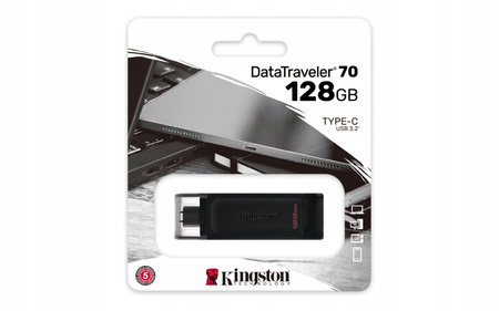 KINGSTON Pendrive DT70/128GB USB-C 3.2 Gen1