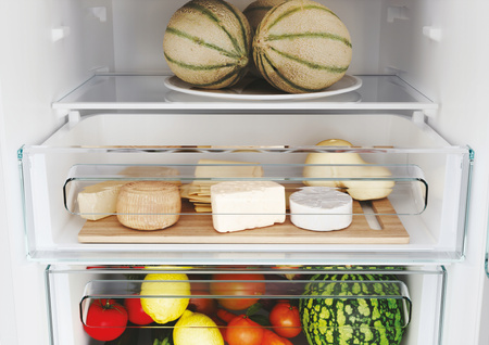 Lodówka do zabudowy Kernau KBR 19534 NF SzufladaZero NoFrost 193x54