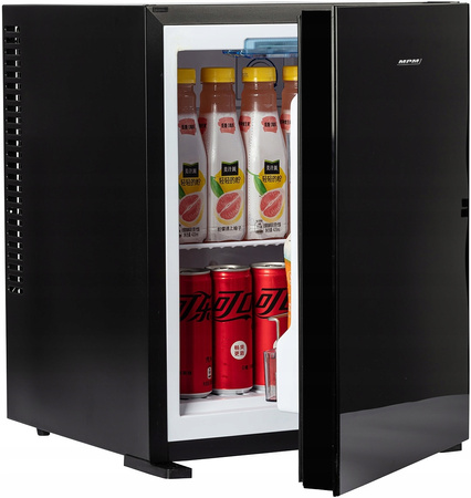 Chłodziarka (minibar) czarna szklany front MPM-30
