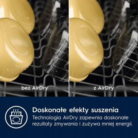 Zmywarka do zabudowy 45 ELECTROLUX EEA23200L AirDry QuickSelect MaxiFlex DualSprayArm InfoLight AutoSense