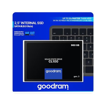 GOODRAM Dysk SSD CL100 G3 960GB SATA3 2,5