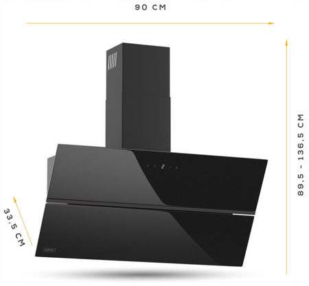 Okap kominowy Kernau KCH 4892 B BLDC