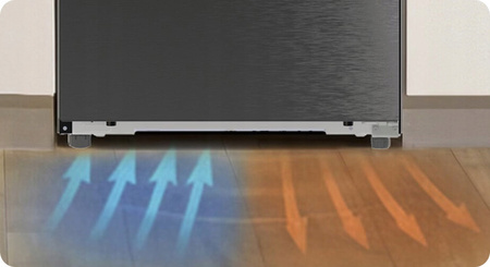 Lodówka do obudowania GORENJE NRB620E6BX4WFE 203cm Big Volume 413L