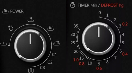 KUCHENKA MIKROFALOWA TOSHIBA MWP-MG20P BK 20L 1000W
