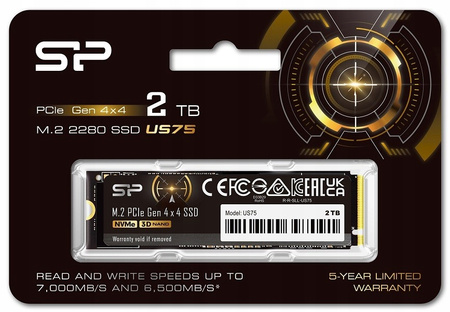 Dysk SSD US75 2TB M.2 PCIe Gen4x4 NVMe 1.4 7000