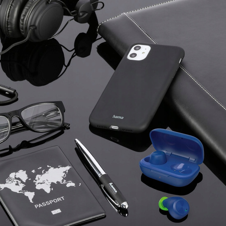 HAMA Słuchawki dokanałowe Spirit chop Niebieskie