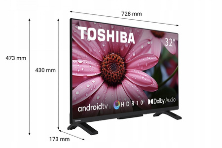 TOSHIBA Telewizor LED 32 cale 32WA2363DG