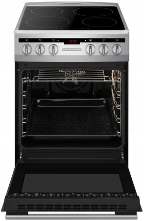 Kuchnia indukcyjna AMICA 57IE3.323HTAD(XV) Termoobieg 50 cm Inox