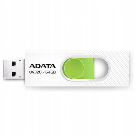 ADATA Pendrive UV320 64GB USB3.2 biało-zielony