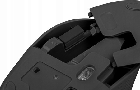 NATEC Mysz bezprzewodowa Stork 1600 DPI USB Czarna