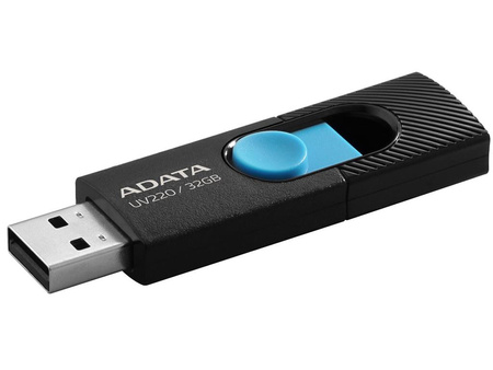 ADATA Pendrive UV220 32GB USB2.0 Czarno-niebieski