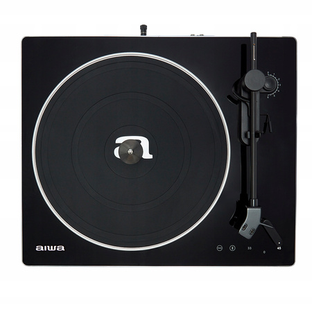 GRAMOFON AIWA APX-680BT PASKOWY BLUETOOTH USB AUTOMATYCZNY 33/45 RPM CZARNY