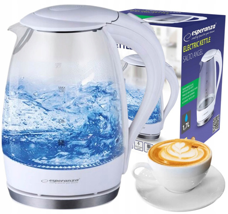 Czajnik elektryczny 1,7L SALTO ANGEL biały