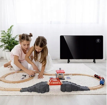 Grzejnik elektryczny MPM na podczerwień czarny MUG-23