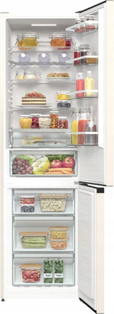 Lodówka wolnostojąca GORENJE NRK6202AC4 beżowa 200cm