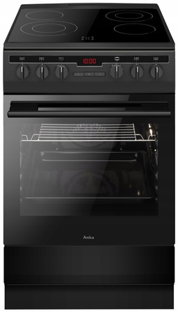 AMICA Kuchnia ceramiczna 57CE3.315HTa(Bm) 50CM CZARNA