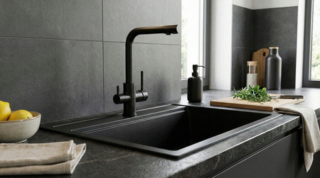 BATERIA TRÓJDROŻNA ACTEA KWT 46 MATT BLACK KERNAU